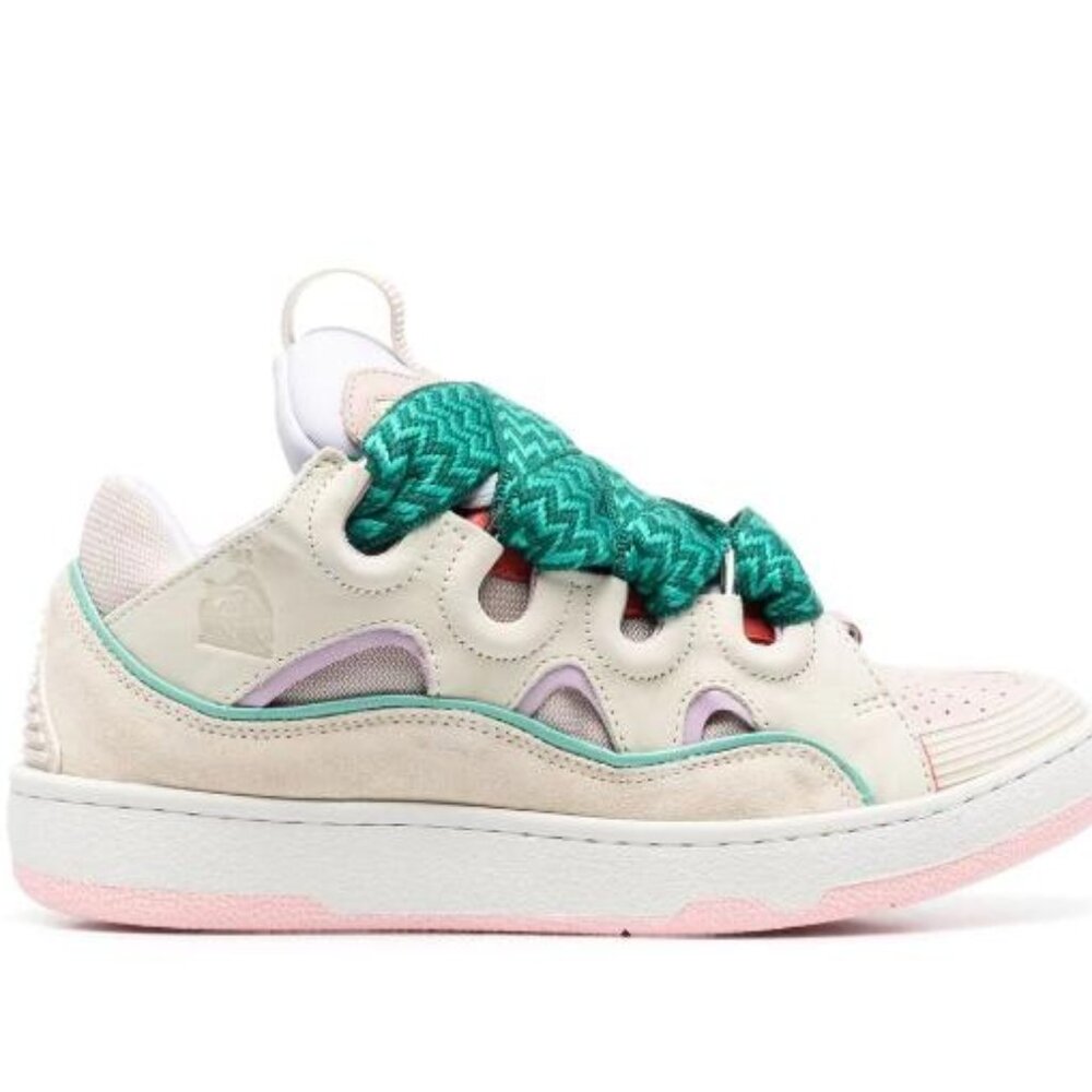 BNWT SS22 LANVIN CURB LACE UP SNEAKERS 40